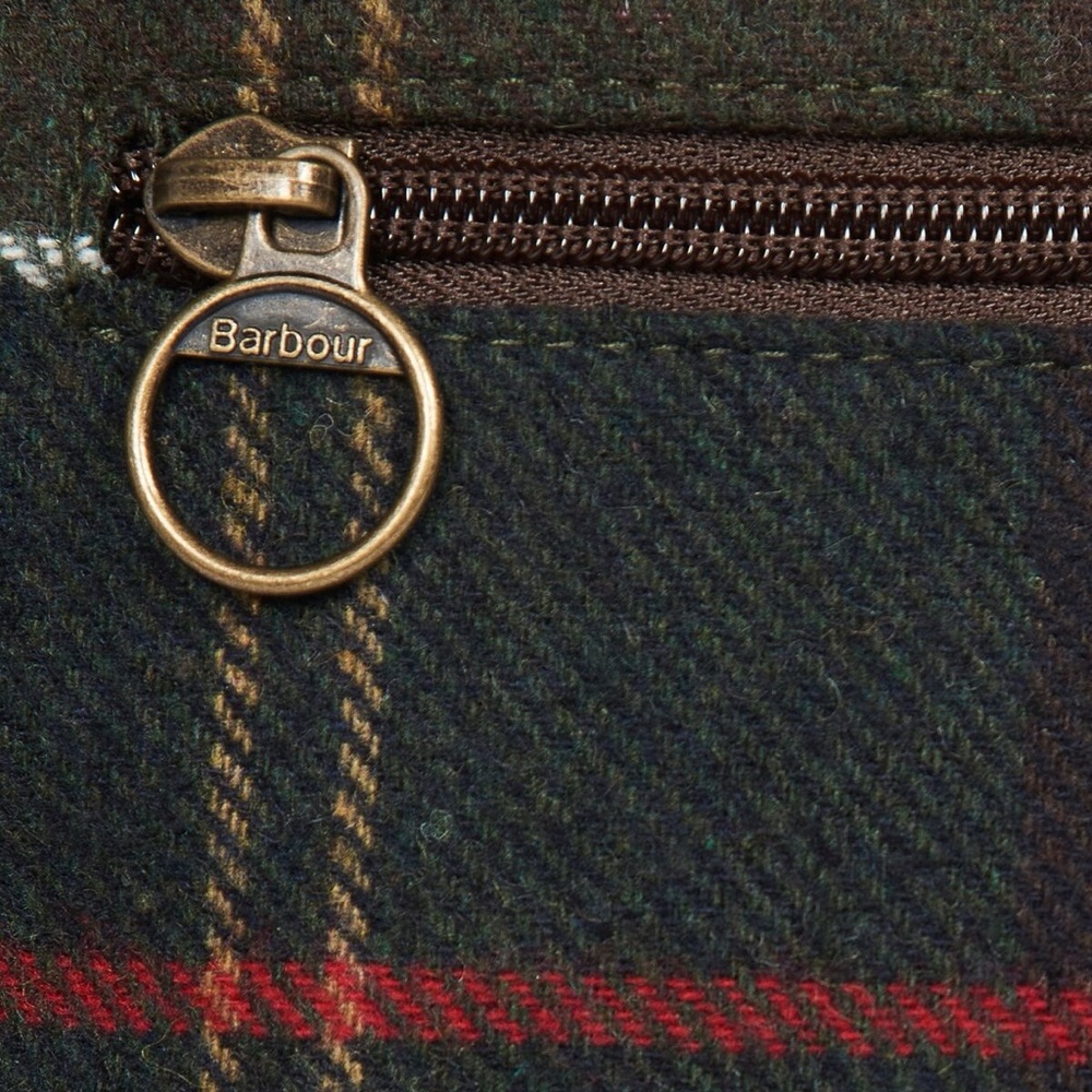 Barbour Caley Classic Tartan Plaid Backpack Zipper Outer Pocket Women - Picture 5 of 16
